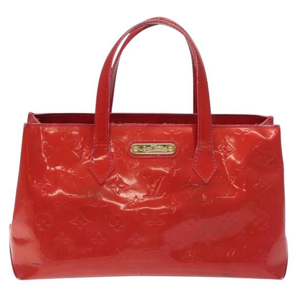 LOUIS VUITTON Monogram Vernis Wilshire PM Hand Bag Rose Pop M93643 - Picture 2 of 12